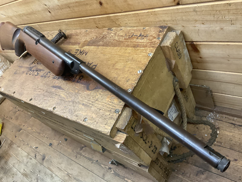 LG DIANA Mod.60, Kal.4,5mm, mit Mündungsgewinde! Laufmantel/Gewicht! – Bild 4