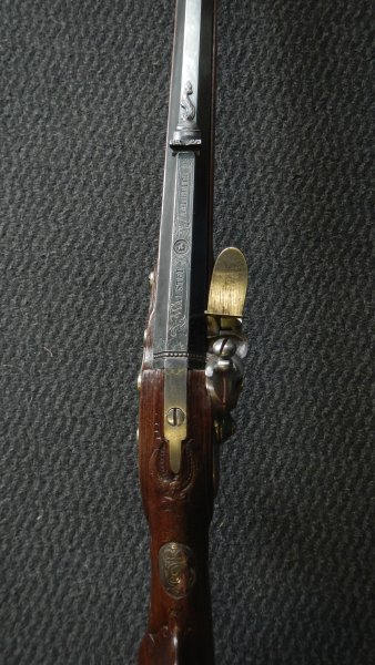 Steinschloß Gewehr Jacob Walster Saarbrücken "Walster a Saarbruck" Geschenk vom Fürsten von Nassau – Bild 4