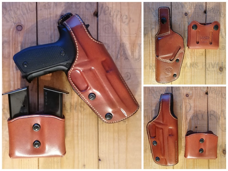 Sehr hochwertiges und exklusives Galco Magazinholster für 2 zweireihige Magazine – „open top“ – Bild 2