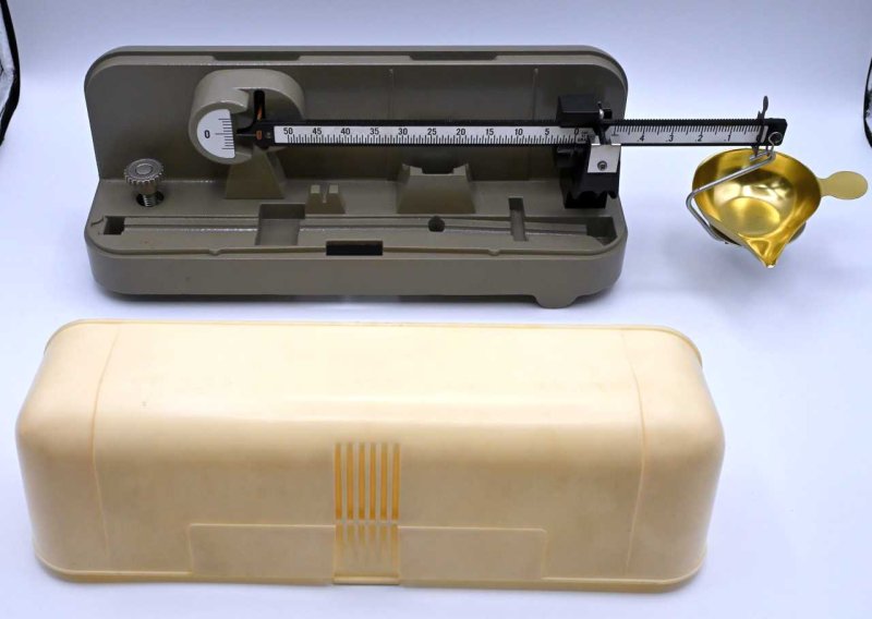 OHAUS 5-0-5 Pulverwaage - Bestzustand ! Bj ws. vor 1970 Original Verpackung fehlt – Bild 5
