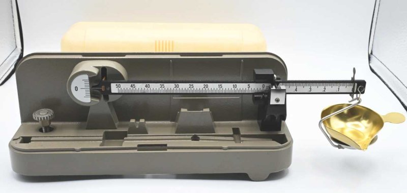 OHAUS 5-0-5 Pulverwaage - Bestzustand ! Bj ws. vor 1970 Original Verpackung fehlt – Bild 4