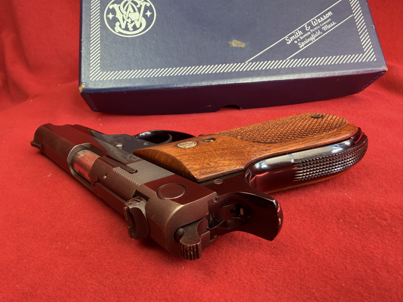 Smith & Wesson Mod. 39-2, 9mm Luger, sehr guter original Zustand, Sammlerwaffe, TOP – Bild 6