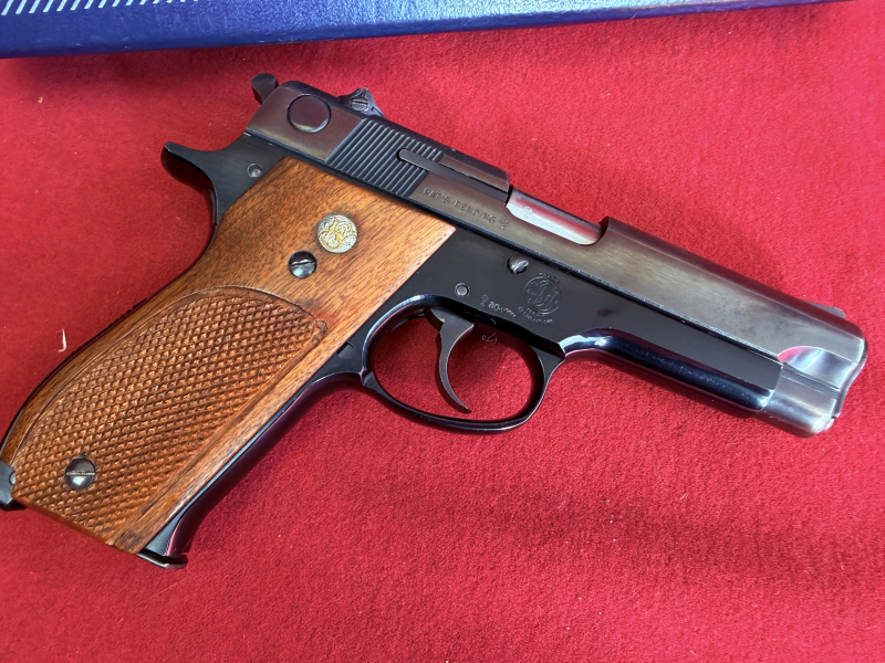 Smith & Wesson Mod. 39-2, 9mm Luger, sehr guter original Zustand, Sammlerwaffe, TOP – Bild 4