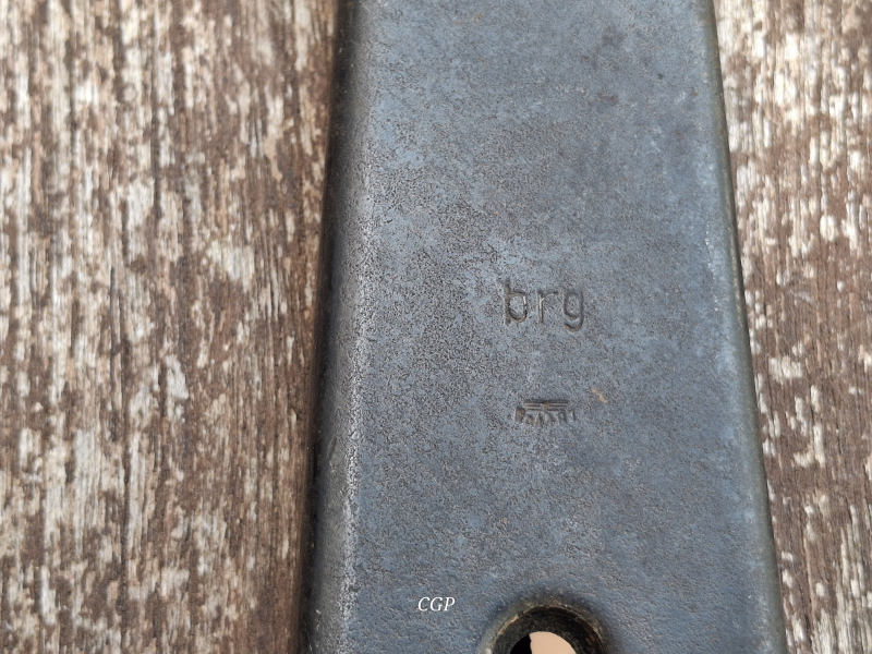 Mauser K98 Schaftkappe hoch "brg" & WaA Abnahme - Original WK2 ! – Bild 2