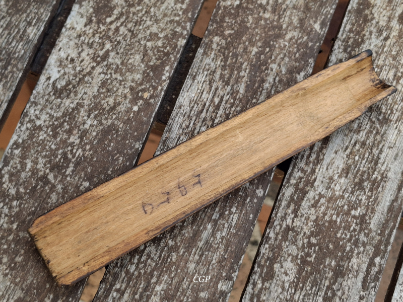 Mauser K98 Schichtholz Handschutz "dot" 18,5cm - Original WK2 ! – Bild 3