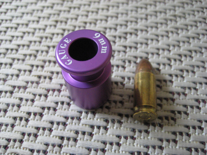 Patronenlehre (Wiederlader) im Kaliber 9mm Para (9x19) – Bild 1