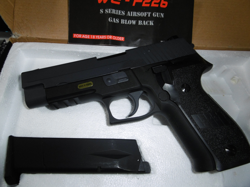 WE F226 Mk25 Navy Seals Full Metal Schwarz GBB -F- – Bild 3