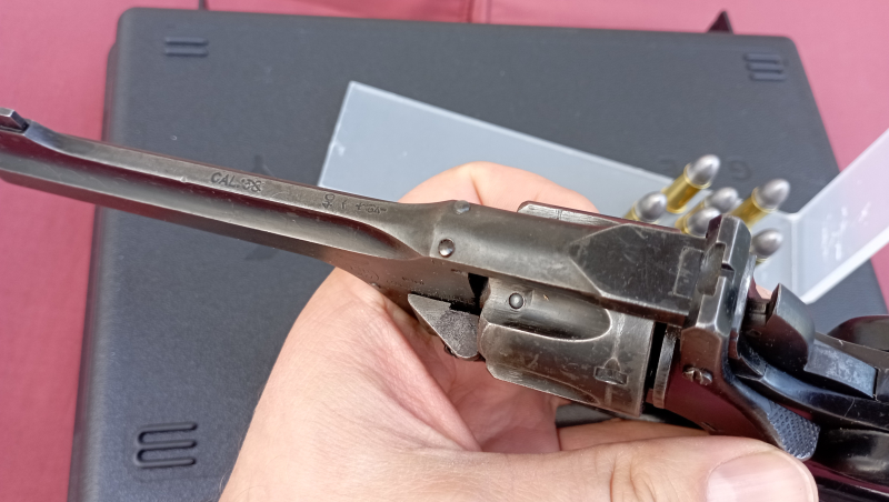 Enfield Revolver 1940, 9mmKnall PTB 257 aus Sammlung – Bild 2