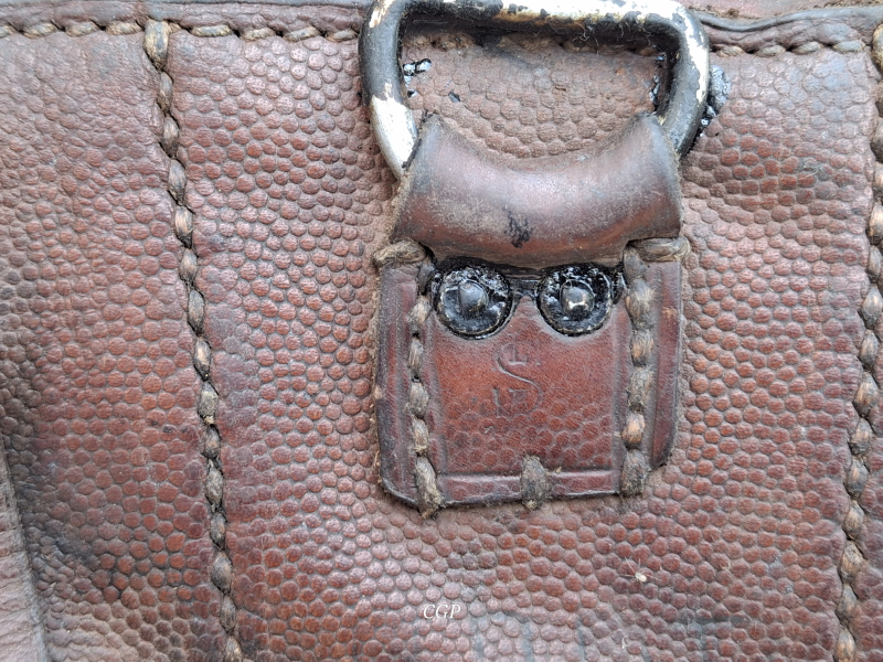 Mauser K98 Patronentasche Truppenstempel- WK2 / Vorkrieg Originalstück – Bild 5