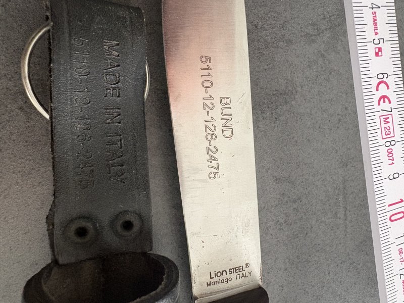 Bundeswehr Kampfmesser Bordmesser Marine Takelmesser – Bild 2