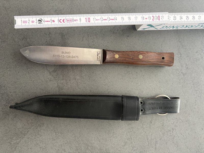 Bundeswehr Kampfmesser Bordmesser Marine Takelmesser – Bild 1