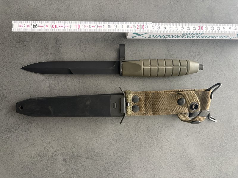 Bundeswehr G3 Bajonett Kampfmesser – Bild 2