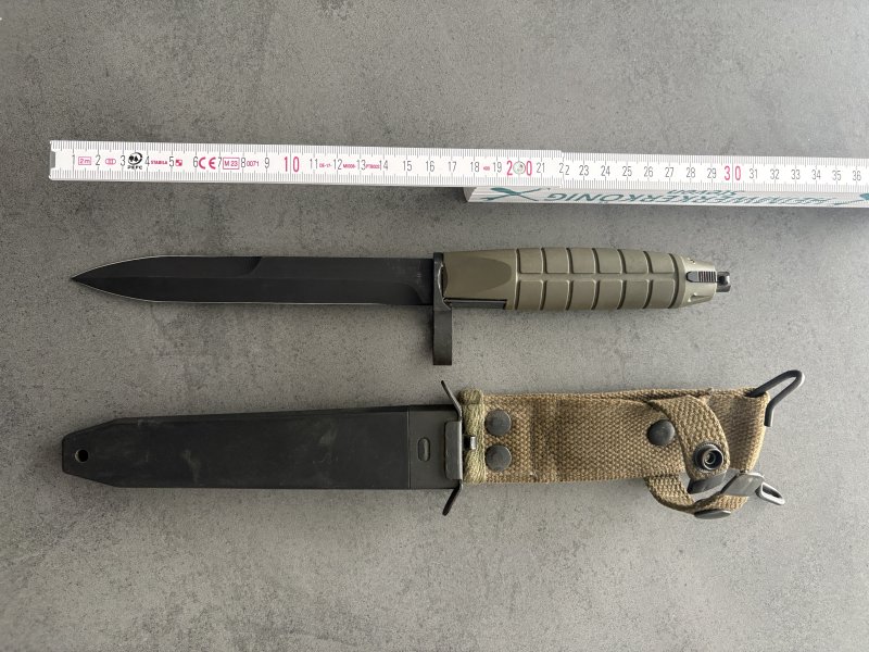 Bundeswehr G3 Bajonett Kampfmesser – Bild 1