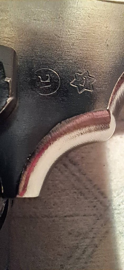 Webley Mk. IV - Israel Polizei Arsenal - Vernickelt (bei Betrieb) – Bild 4