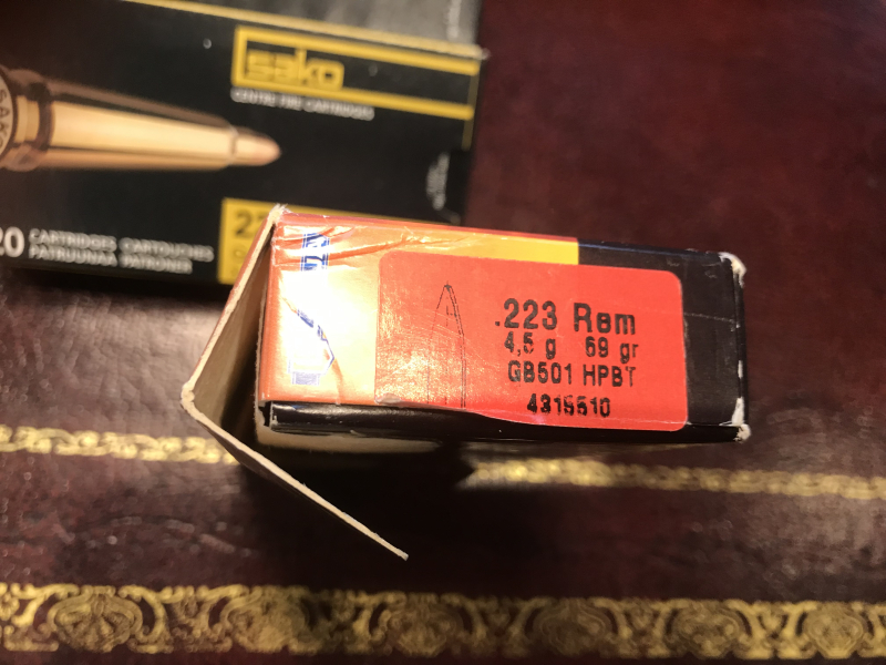 60 Patronen Sako .223 mit 3,56 g Gamehead – Bild 2