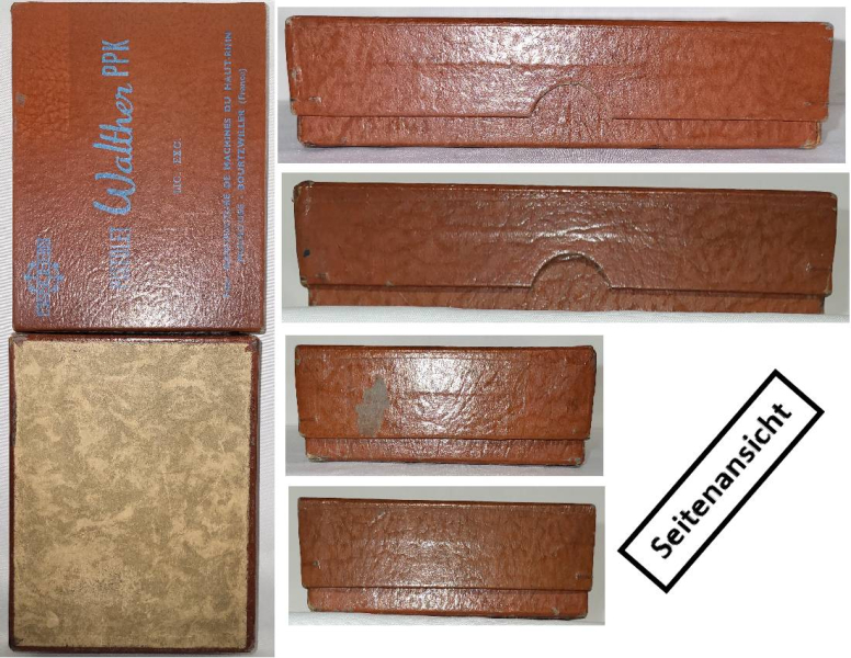 @ Alte Original MANHURIN- WALTHER PPK Pistolen Verpackung Schachtel Karton Box 50iger Jahre @ – Bild 2