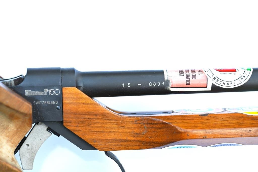 Freie Pistole KK-Matchwaffe Sportpistole Hämmerli 150 Kal. .22 l.r., Bj. 1974 – Bild 3