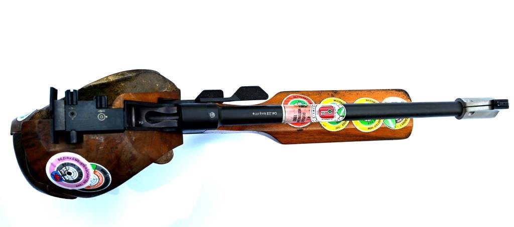 Freie Pistole KK-Matchwaffe Sportpistole Hämmerli 150 Kal. .22 l.r., Bj. 1974 – Bild 6