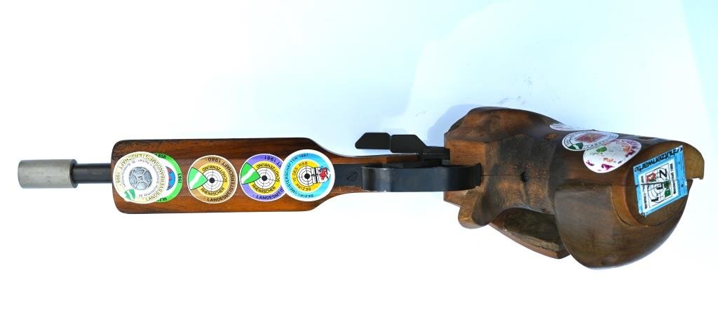 Freie Pistole KK-Matchwaffe Sportpistole Hämmerli 150 Kal. .22 l.r., Bj. 1974 – Bild 2
