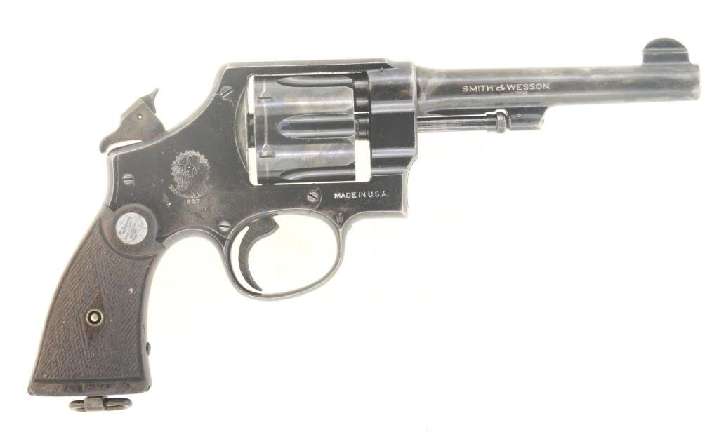 Revolver Polizeiwaffe Smith &Wesson M 1917 Military & Police Kal. .45 Auto, Brasil 1937 – Bild 1