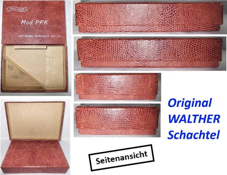 @ Alte Original WALTHER PPK Pistolen Verpackung Schachtel Karton Box @ – Bild 2
