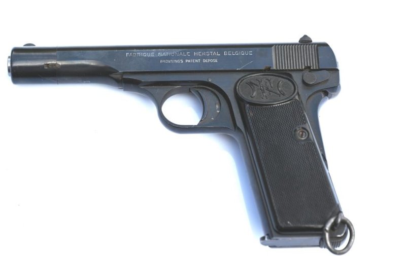 Pistole Dienstwaffe Polizeipistole FN Browning Mod. 1910-22 Ex-Kal. 7,65, jetzt 4 mm M 20, von 1978 – Bild 4