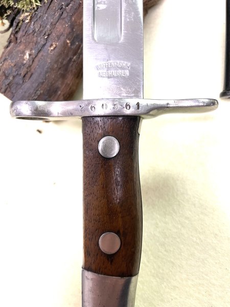 Bajonett Schweiz IG89 K31 K11 Modell 1889/1918 Schmidt Rubin – Bild 2