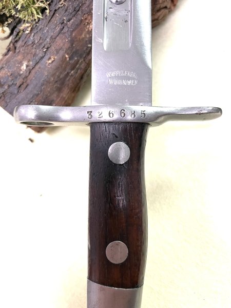Bajonett Schweiz IG89 K31 K11 Modell 1889/1918 Schmidt Rubin – Bild 2