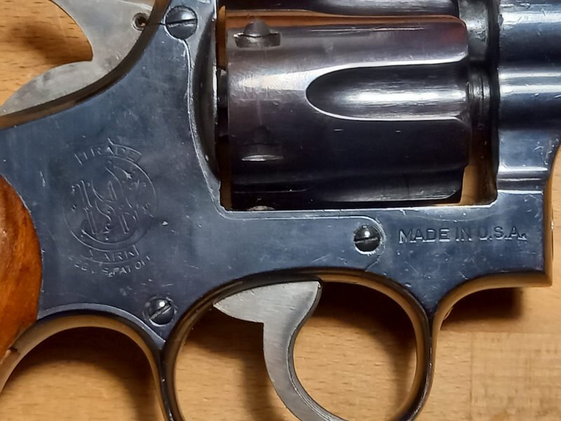 Revolver Smith & Wesson .38/200 (aufgebohrt) freie Teile .38 S&W – Bild 2