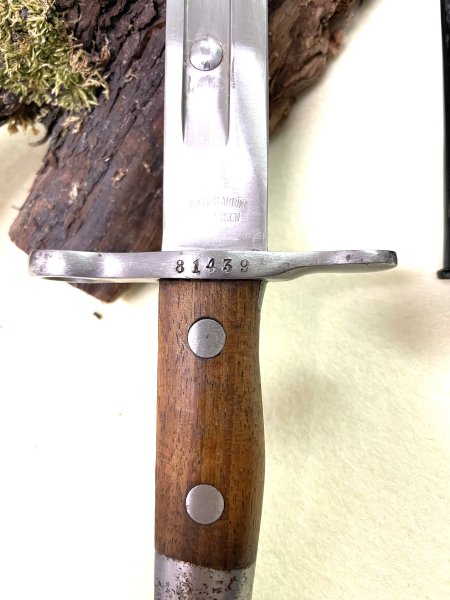 Bajonett Schweiz IG89 K31 K11 Modell 1889/1918 Schmidt Rubin – Bild 2