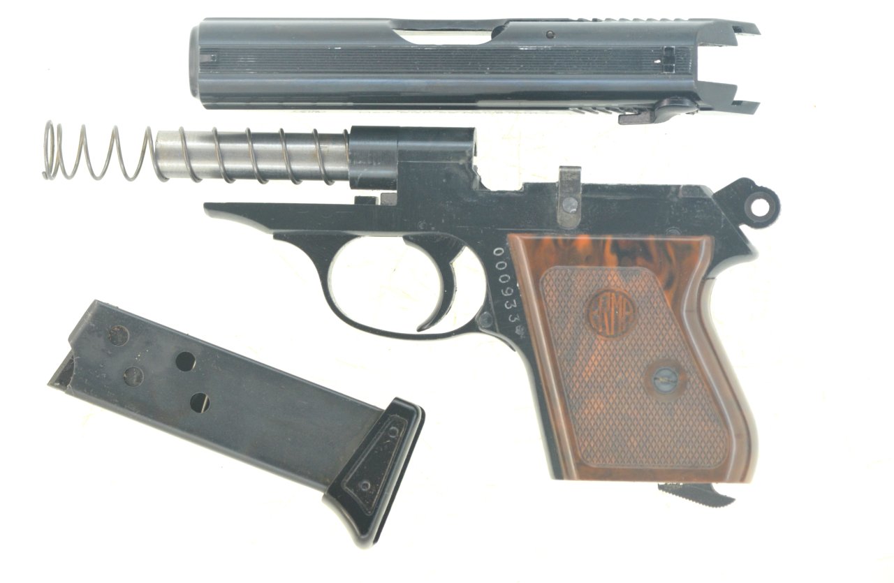 Pistole Alarmpistole im Look Walther PPK Schreckschusswaffe ERMA EGP 55 Kal. 8 mm Knall, 1979, Top! – Bild 6