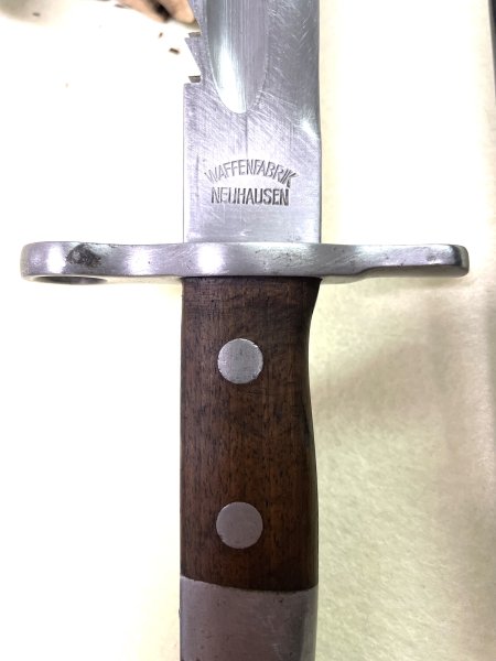 Bajonett Sägebajonett Schweiz K31 K11 Faschinenmesser M14 Schmidt Rubin OHNE NUMMER!!! – Bild 2