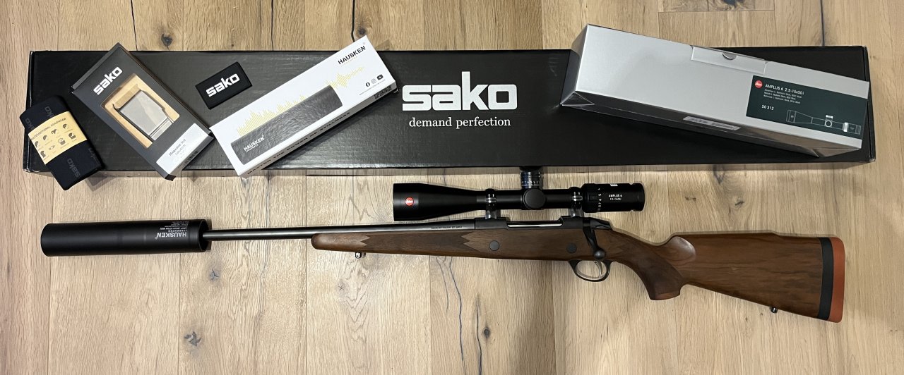 Sako 85 8x57 Leica 2.5-15x50 Hausken 224xtrm Links – Bild 1