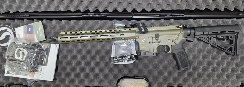 Schmeisser AR15 M4FL 12,5" .223 Rem. OD Green ! Neu ! – Bild 1