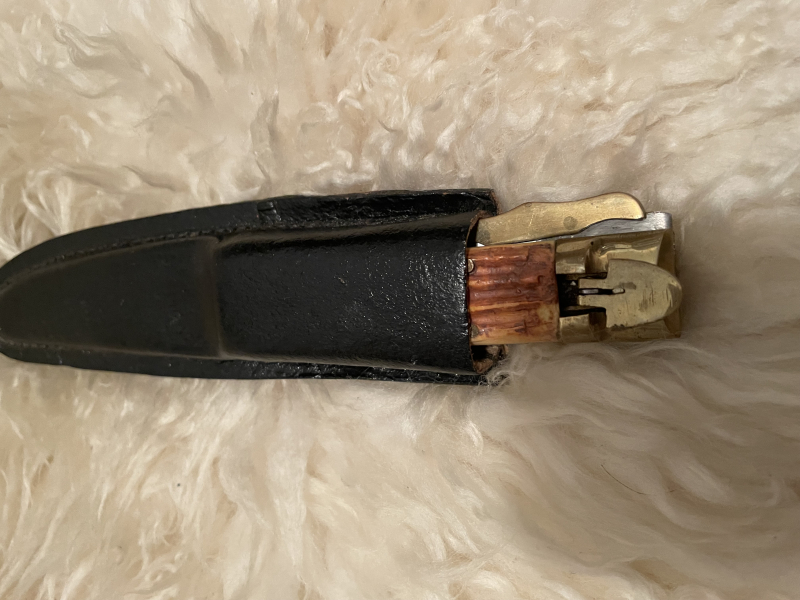 Verlängerungsmesser Jagdmesser Hirschhorn – Bild 2