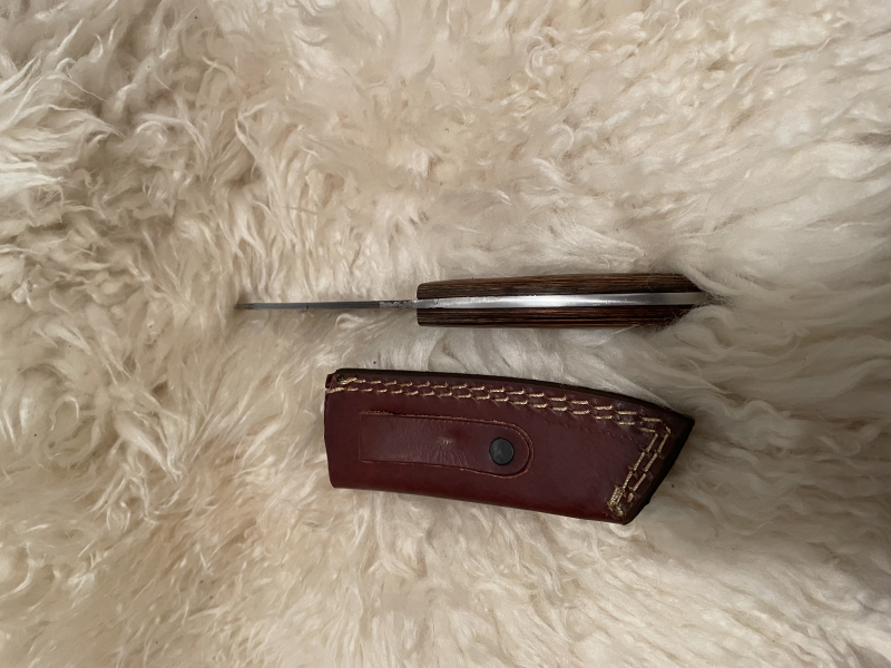Damastmesser mit Tantoschneide – Bild 4