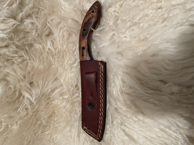 Damastmesser mit Tantoschneide – Bild 3