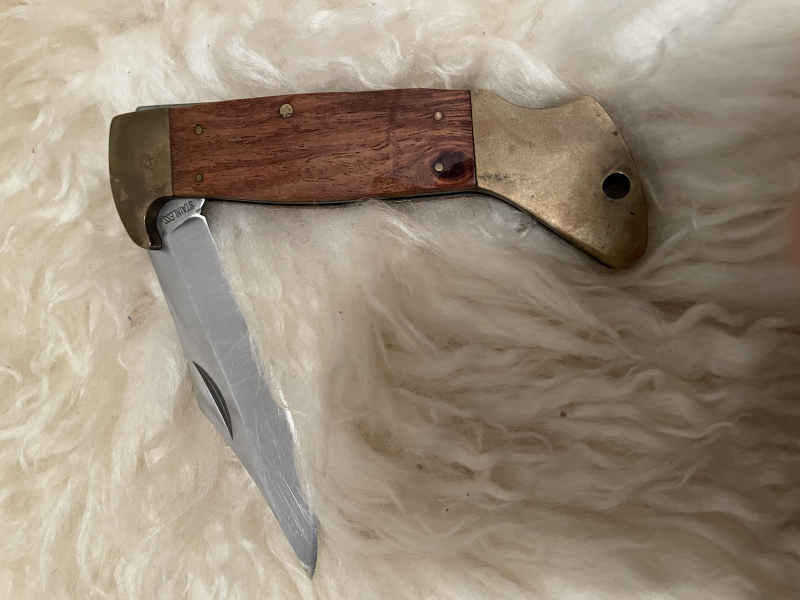 Taschenmesser mit Silbermünze – Bild 3