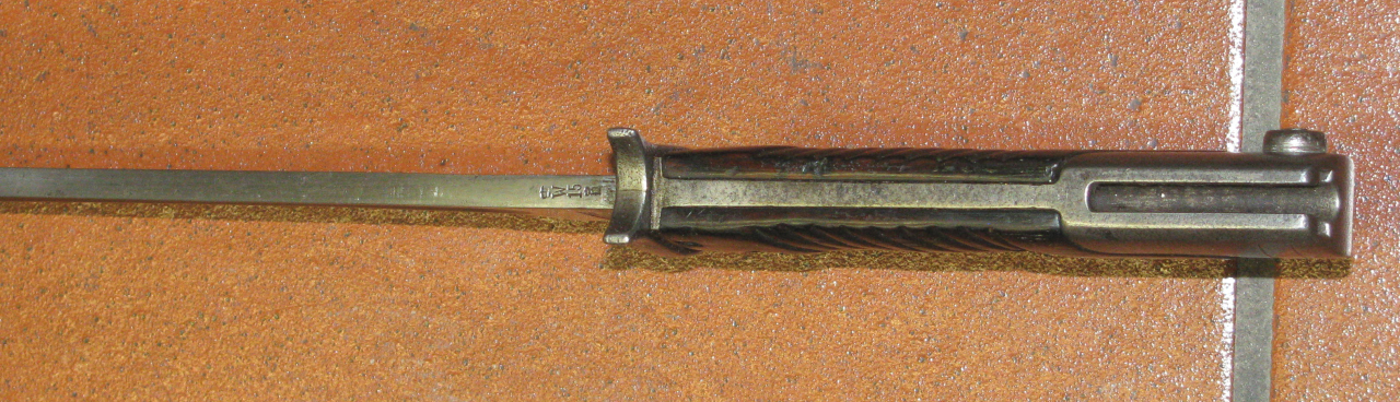 WK1 Bajonett / Seitengewehr 98 / 05 mit SIMSON 15 und der Stahlscheide – Bild 5