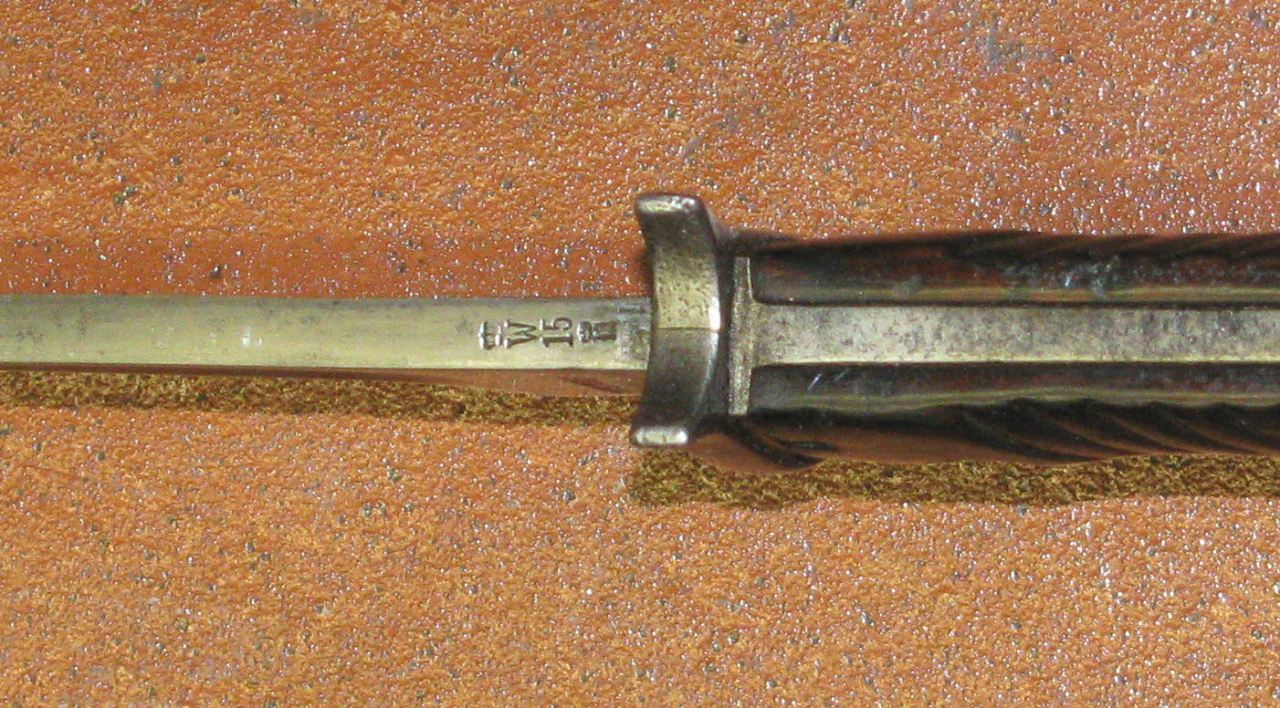 WK1 Bajonett / Seitengewehr 98 / 05 mit SIMSON 15 und der Stahlscheide – Bild 6