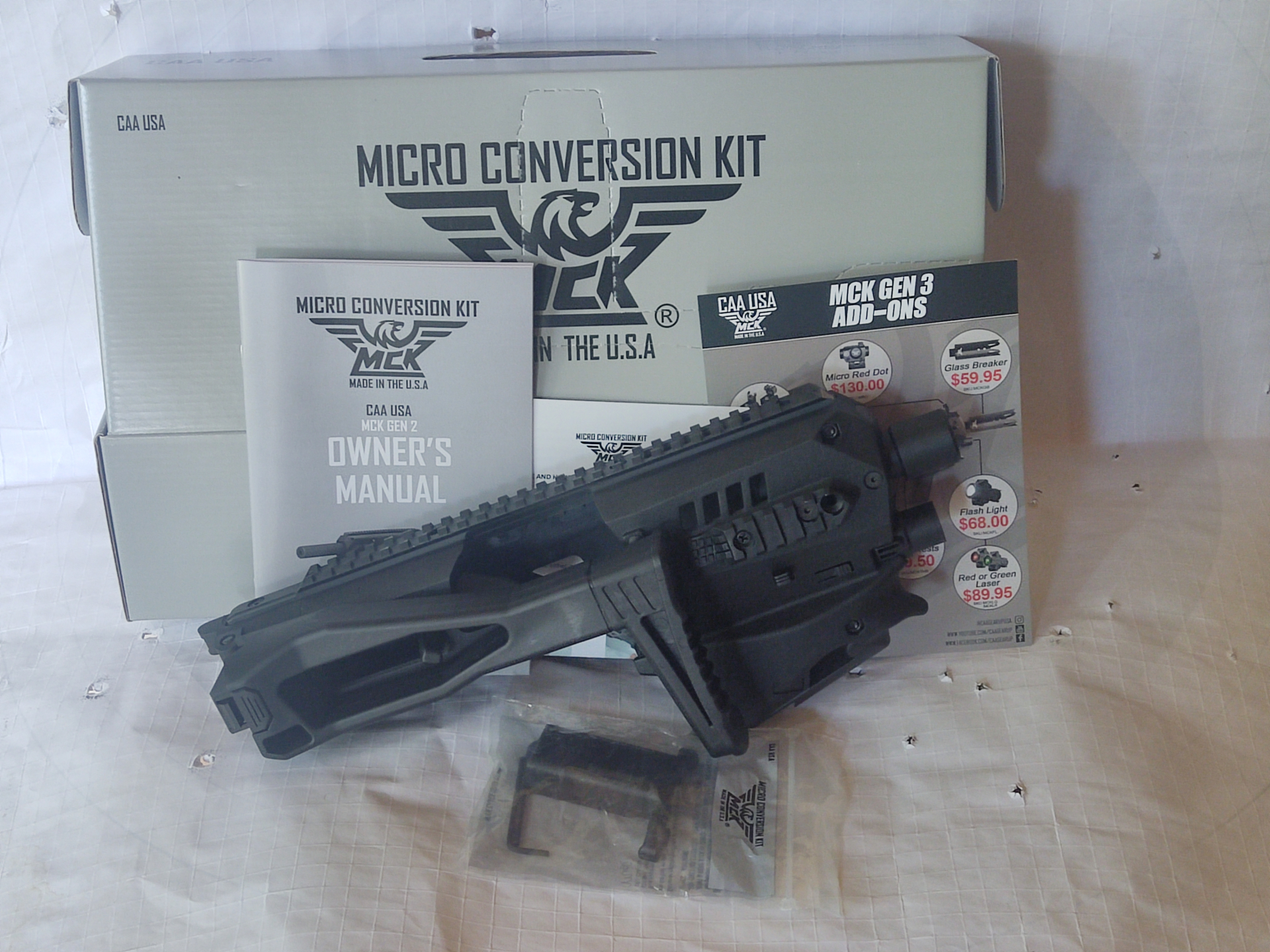 Micro Converion Kit Gen. 2 CAA MCK Glock Anschlagschaft auch Airsoft-tauglich – Bild 4