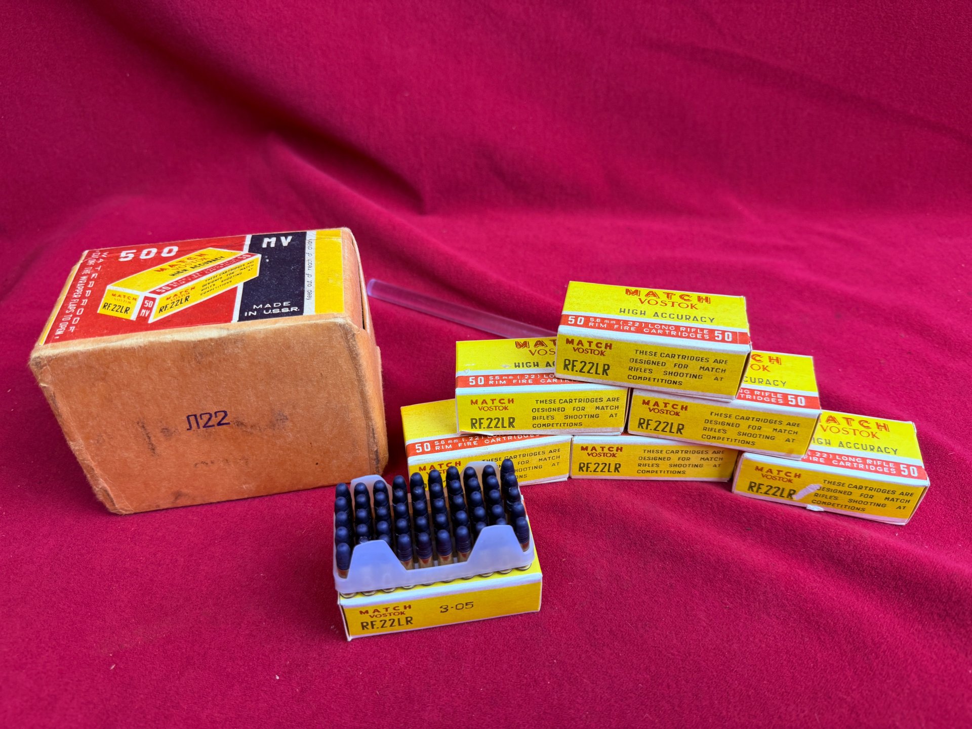 .22 LR Munition 850 Schuss, Match – image 1