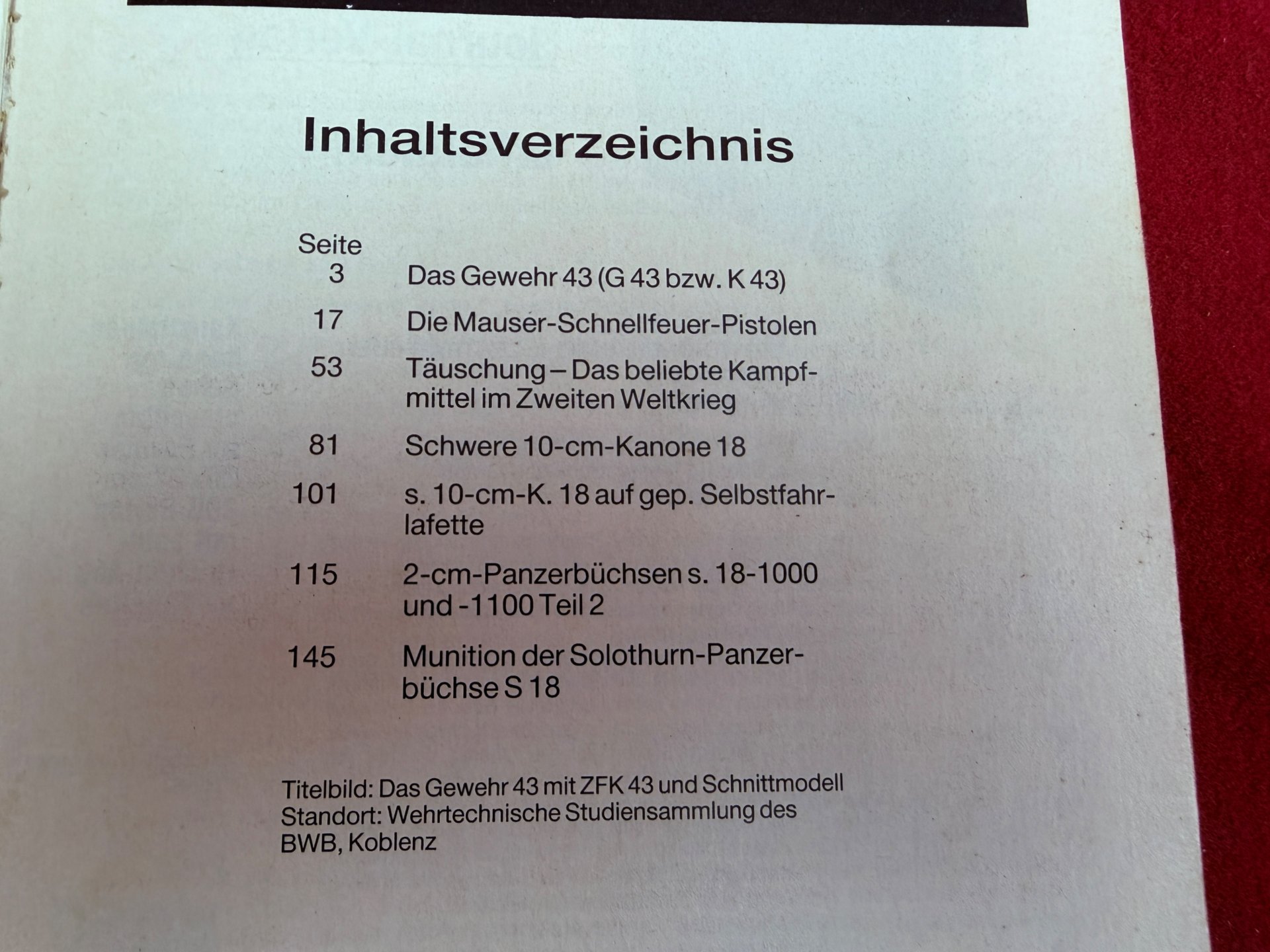 Waffenrevue Nr. 64, 1987, Das Gewehr 43, G43 bzw. K43 – Bild 2
