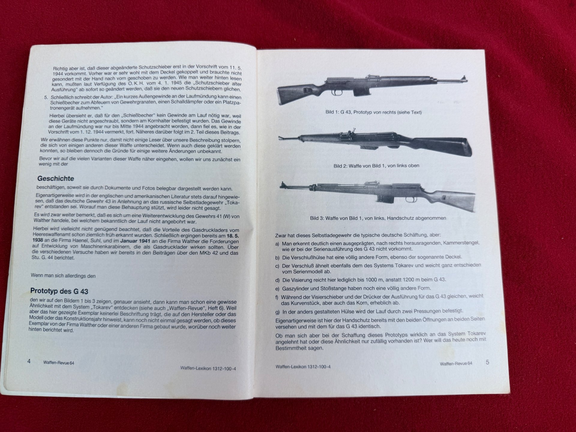 Waffenrevue Nr. 64, 1987, Das Gewehr 43, G43 bzw. K43 – Bild 3