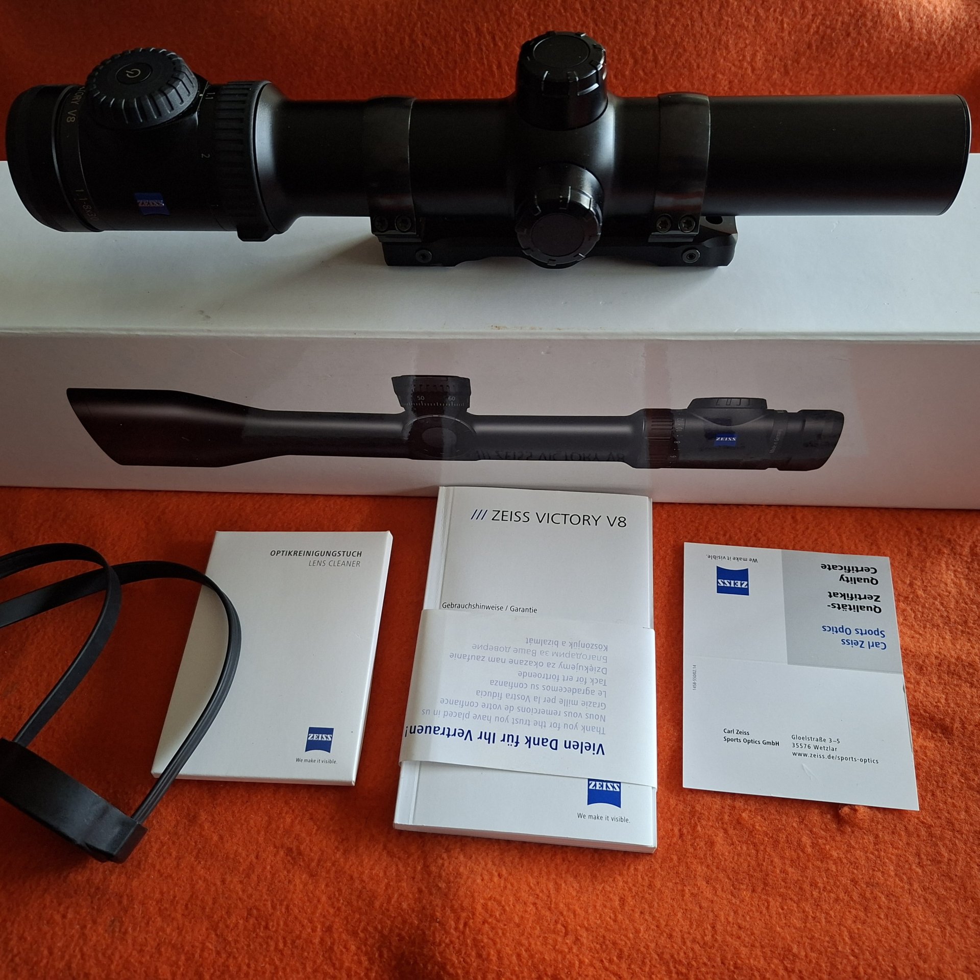 Zeiss Victory V8 1,1-8x13 Drückjagdglas – Bild 2