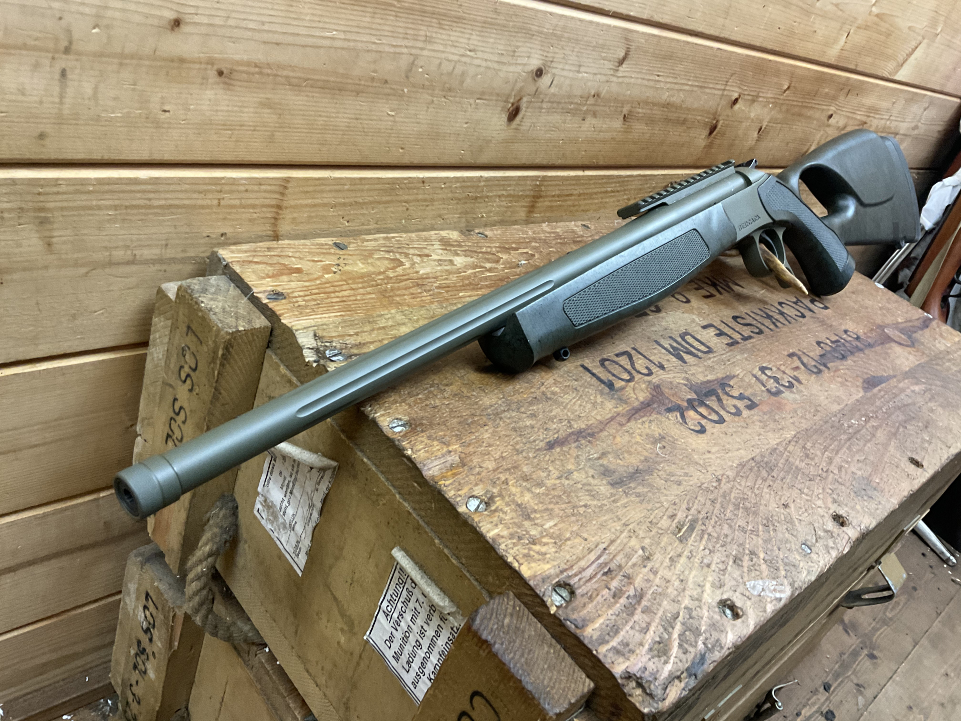Kipplaufbüchse BERGARA BA13 Strata, Kal. 6,5 Creedmoor, Lochschaft, Laufgewinde, Handspanner! – Bild 3