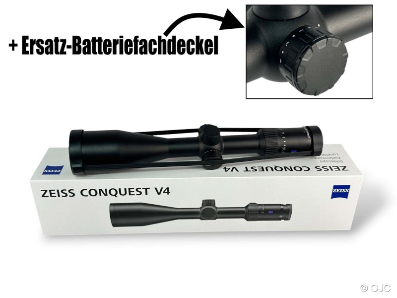 Neuware: ZEISS Conquest V4 3-12x56 (Absehen 60 / Leuchtpunkt / 30mm Mittelrohr) – Bild 1