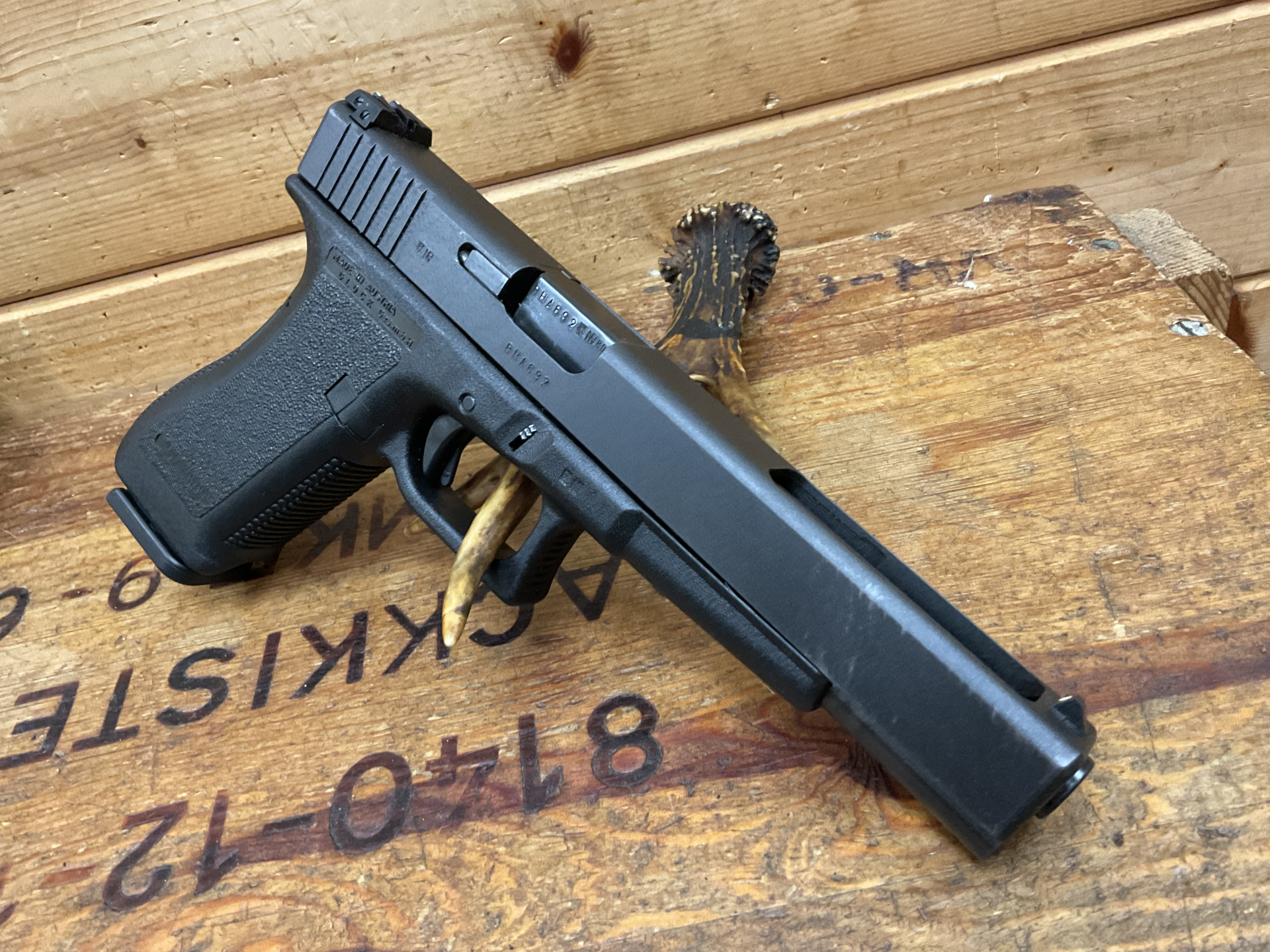 SLP Glock 17 Long, Kal. 9x19, mit 3 Magazinen, guter Zustand! – Bild 6