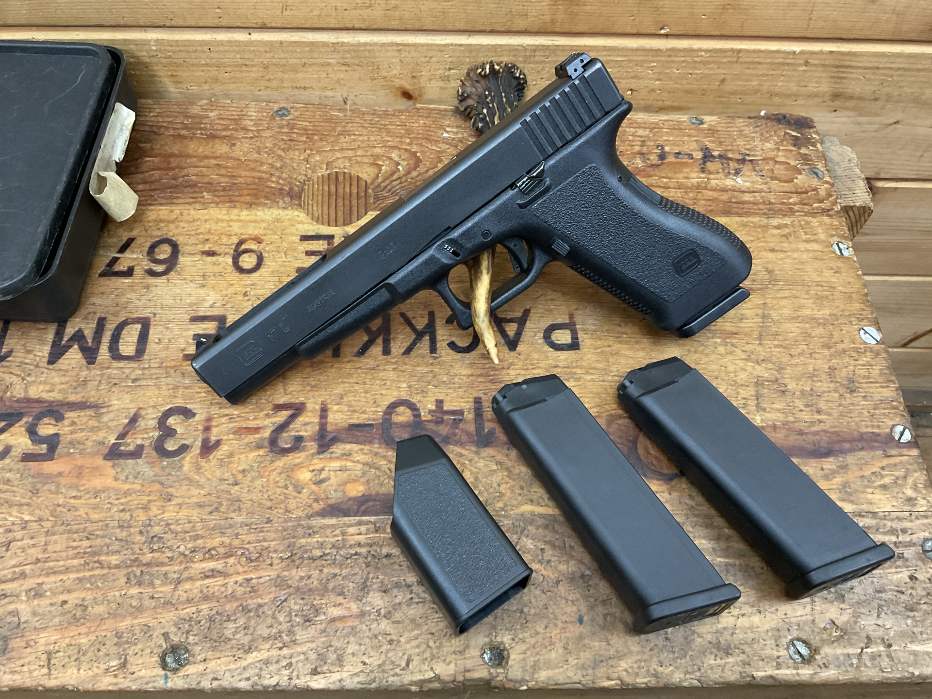 SLP Glock 17 Long, Kal. 9x19, mit 3 Magazinen, guter Zustand! – Bild 2