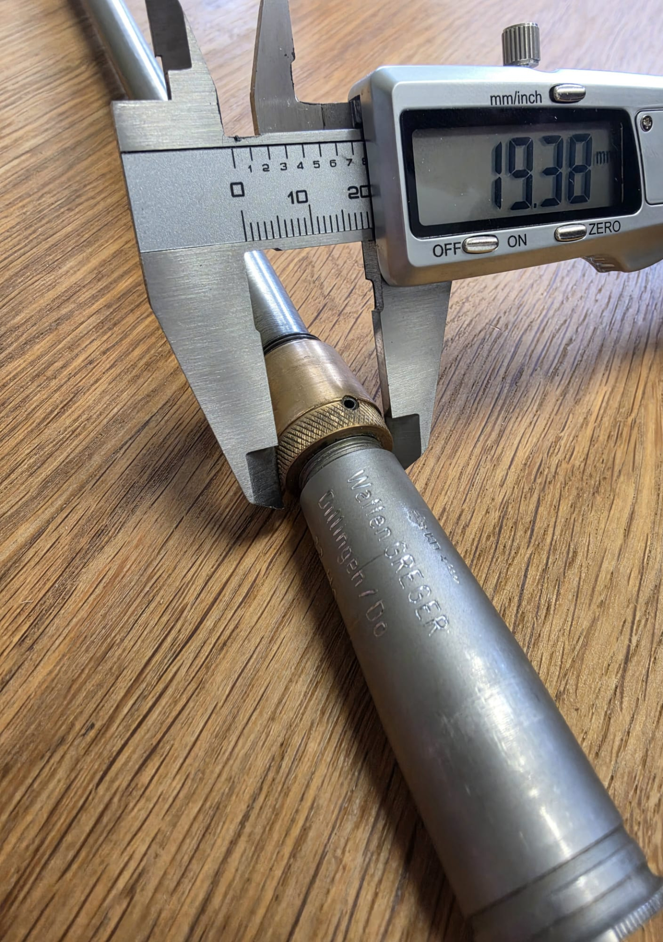 Einstecklauf - Waffen Greger - .22 Hornet -für Cal. 12 – Bild 3
